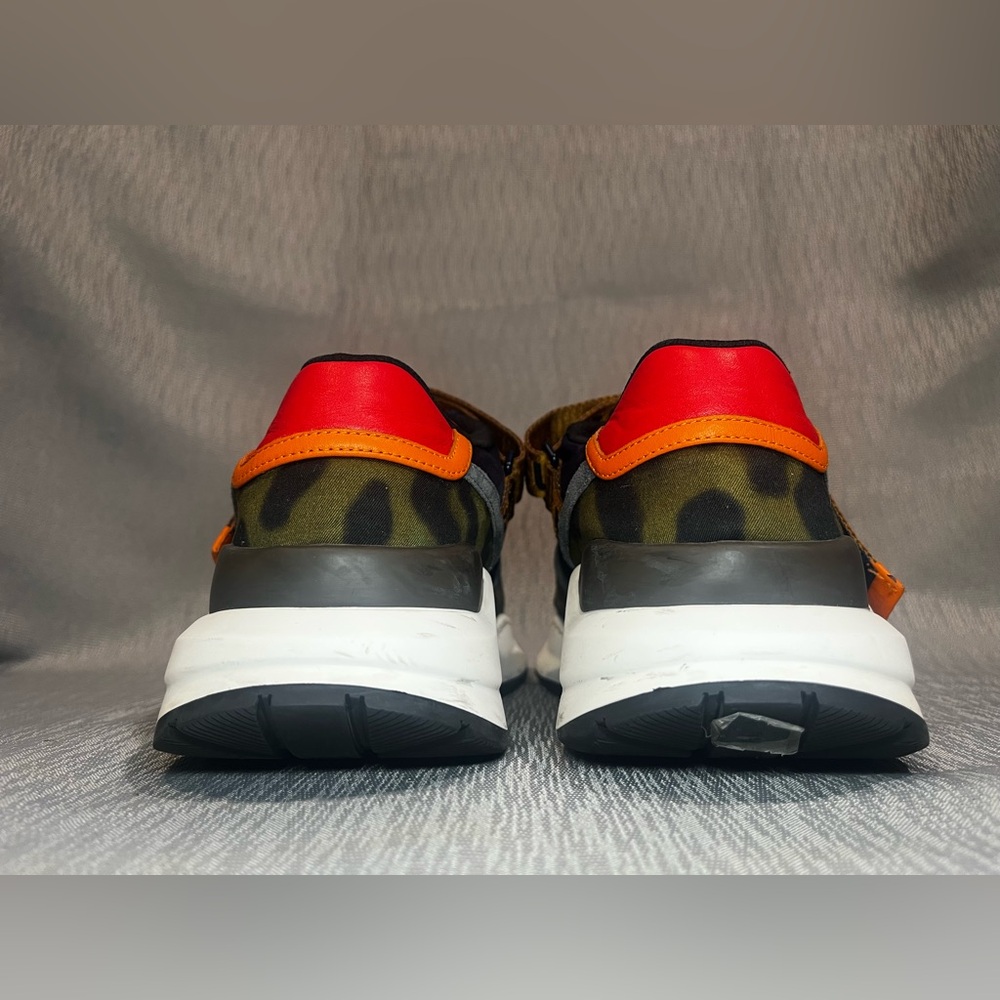 Burberry Ronnie Logo Sneakers Multicolored Leather Trim Men’s US Size 10 EU 43 - Picture 4 of 9